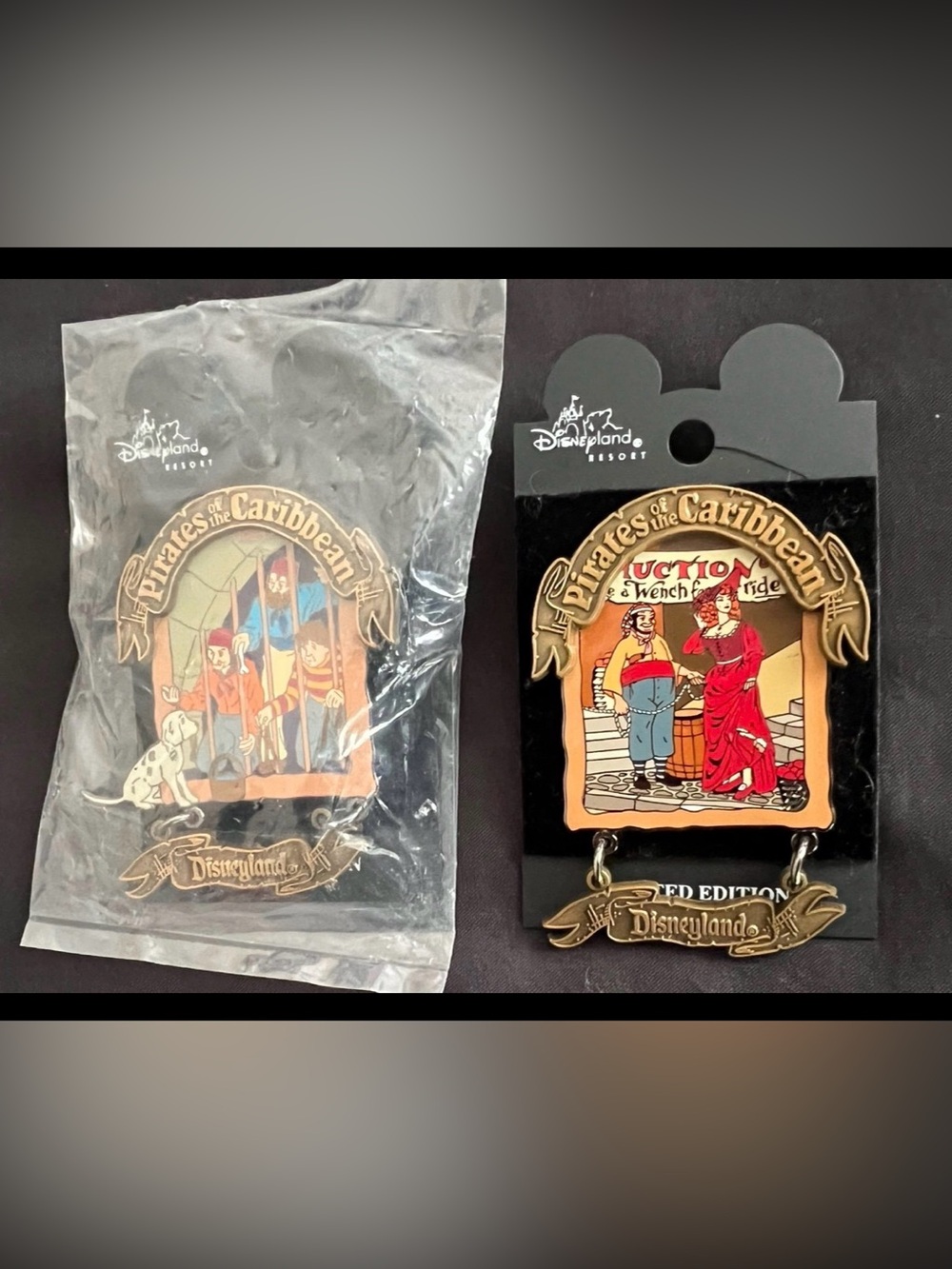 Limited edition Disneyland pins